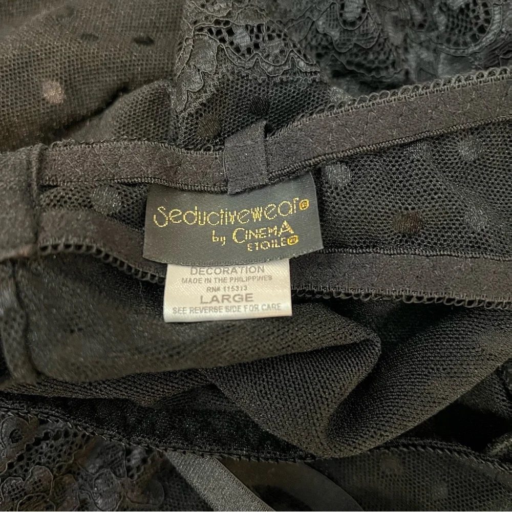 Seductivewear by Cinema Etouile Vintage size Large Corset Lingerie Nightgown - Picture 6 of 13